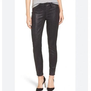PAIGE Transcend Verdugo Ankle Skinny Jeans Shimmer  Coating